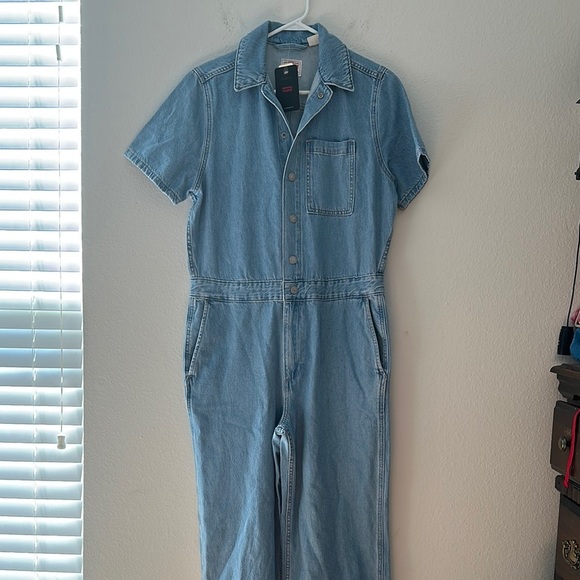 Blue Denim Levi’s Jumpsuit - Picture 1 of 6